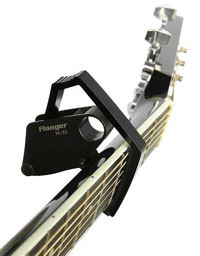 Flanger FC-33-BK Каподастр для акустической гитары и электрогитары.