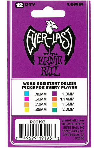 Ernie Ball 9193 Everlast Набор медиаторов.